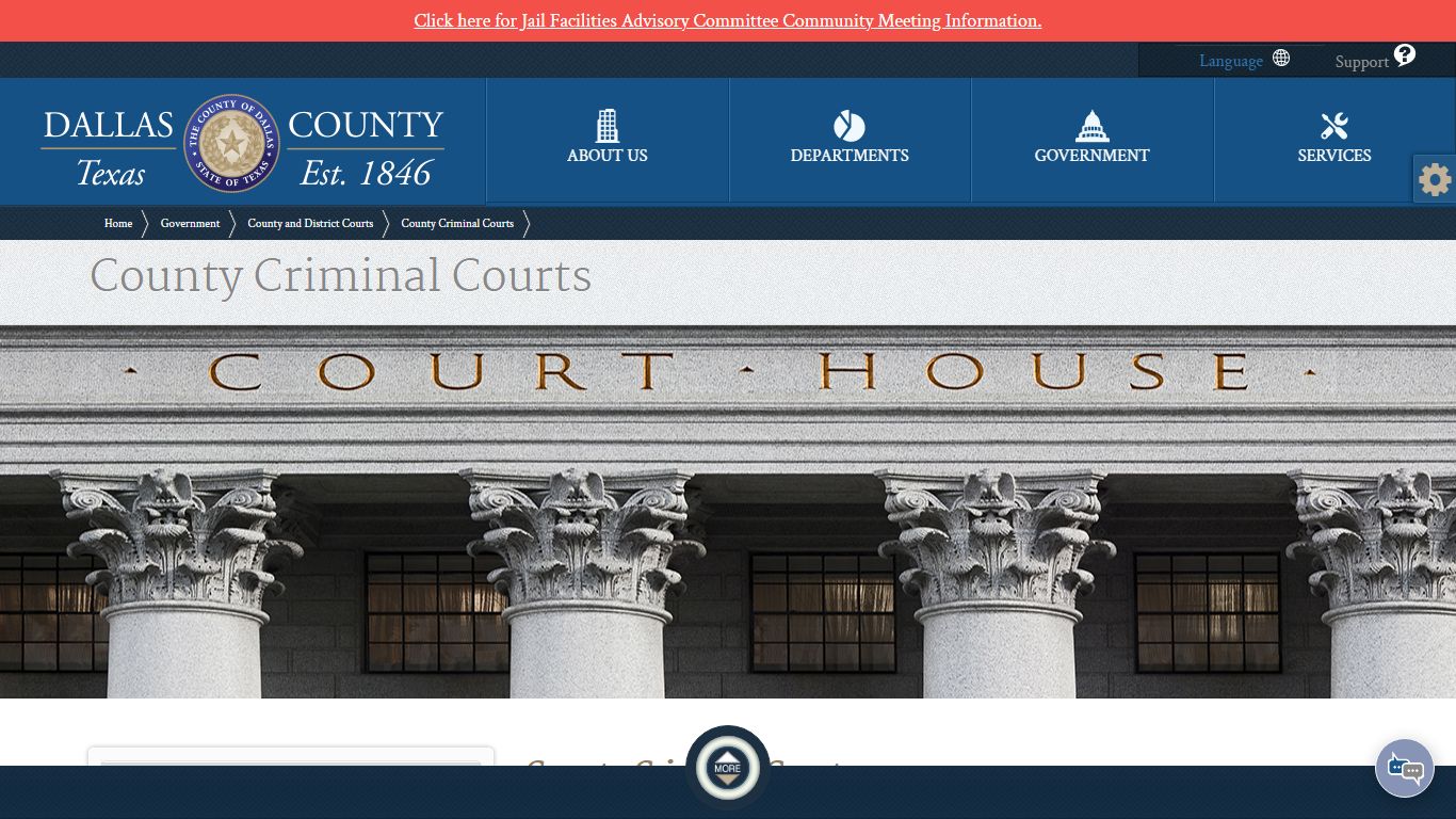 County Criminal Courts - Dallas County